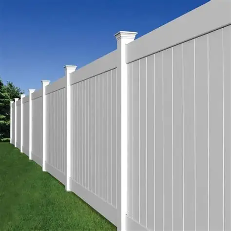 Vinyl fence